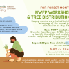 Distribution d'arbres et formation PFNL | Tree distribution and NWFP workshop